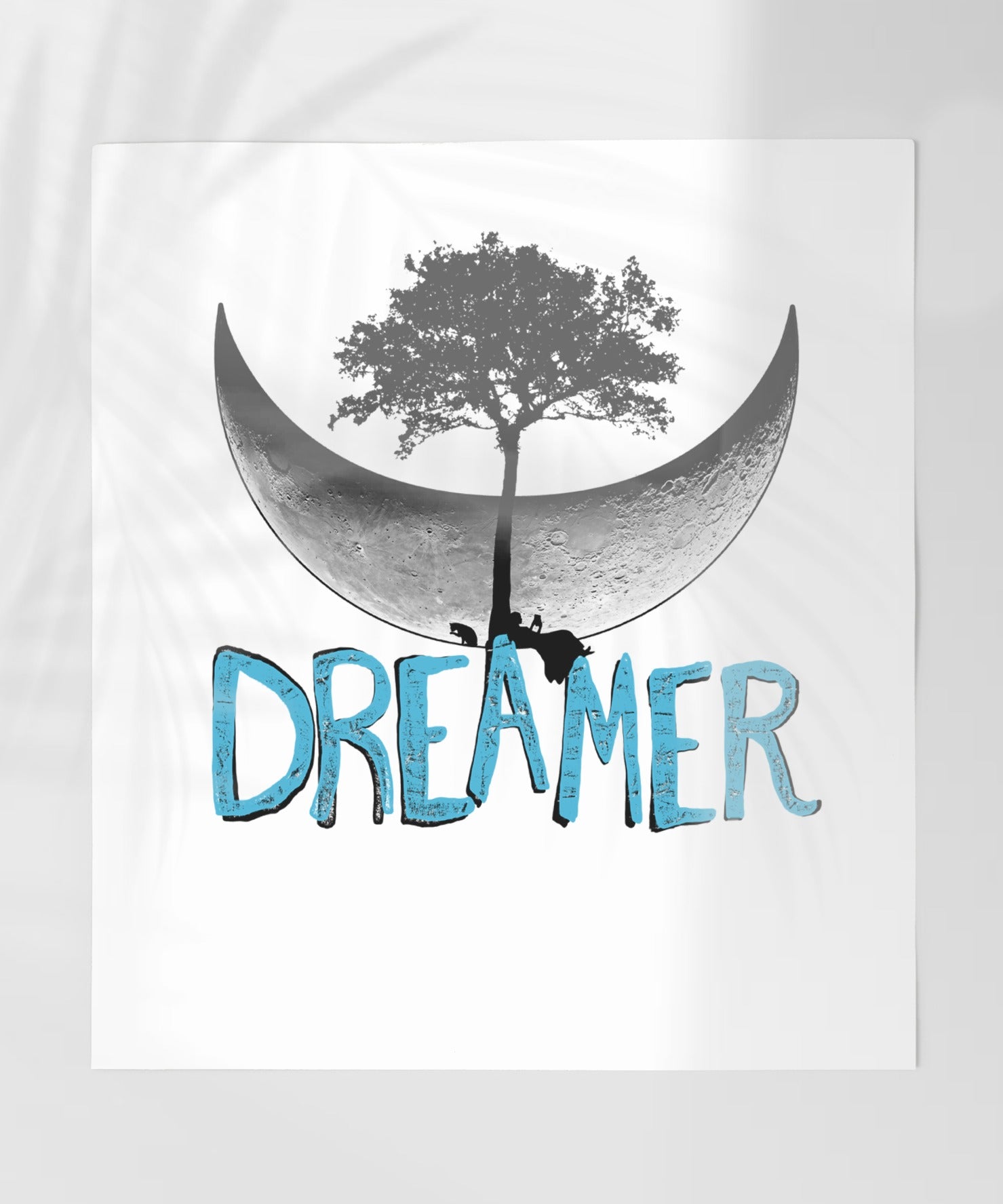 Dreamer Moon and Tree Artwork Wall Decor Product