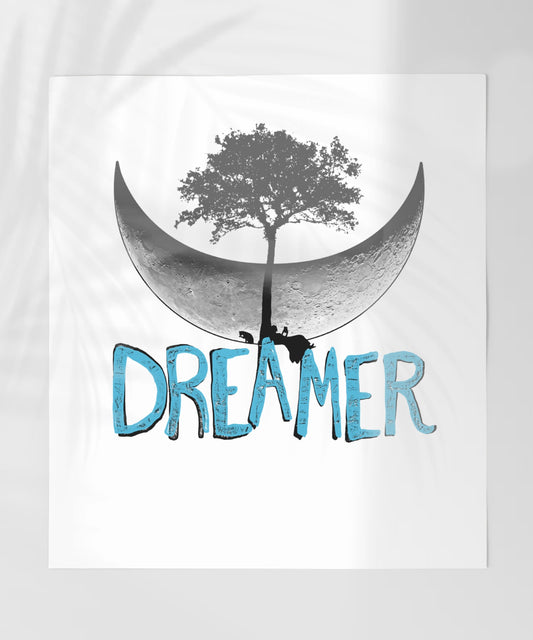 Dreamer Moon and Tree Artwork Wall Decor Product