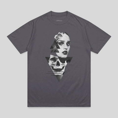 Geometric Woman Skull Triangles Dark Design product type