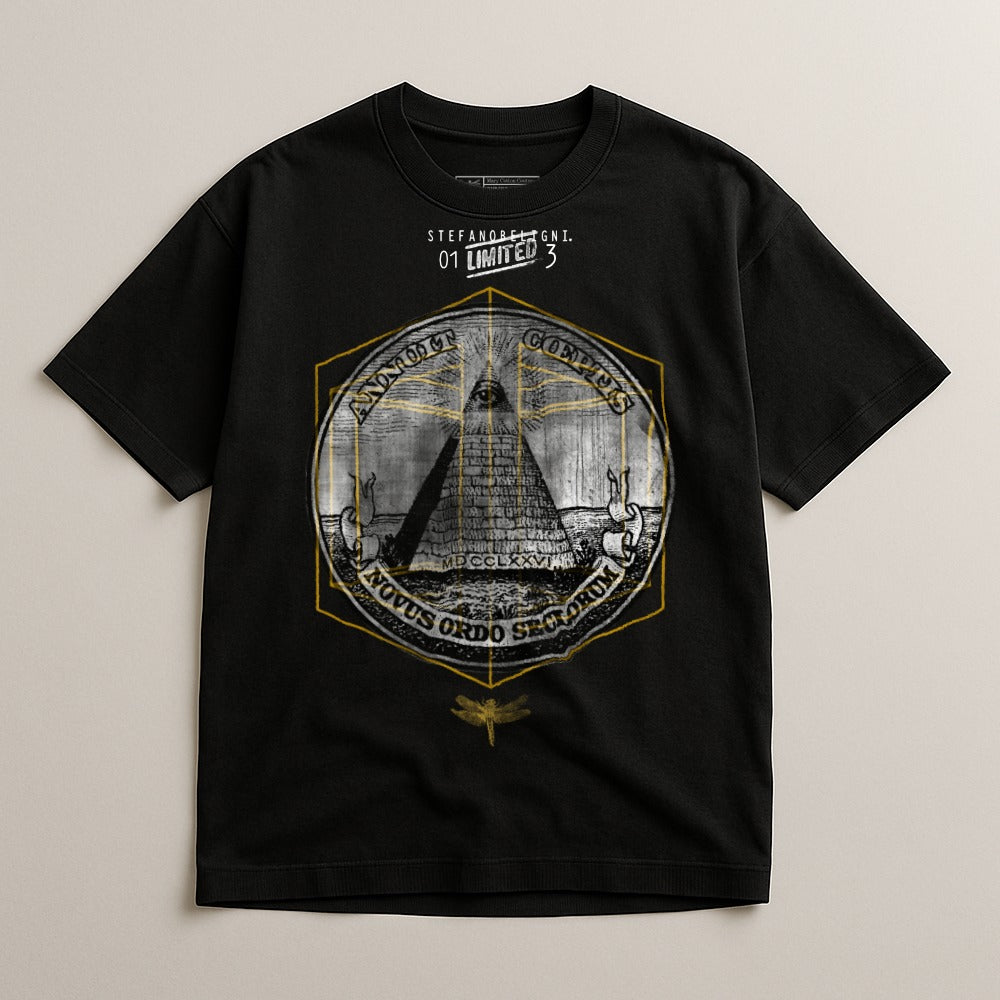 All Seeing Eye Graphic Tee Illuminati Symbol T-shirt