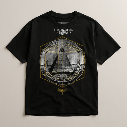 All Seeing Eye Graphic Tee Illuminati Symbol T-shirt