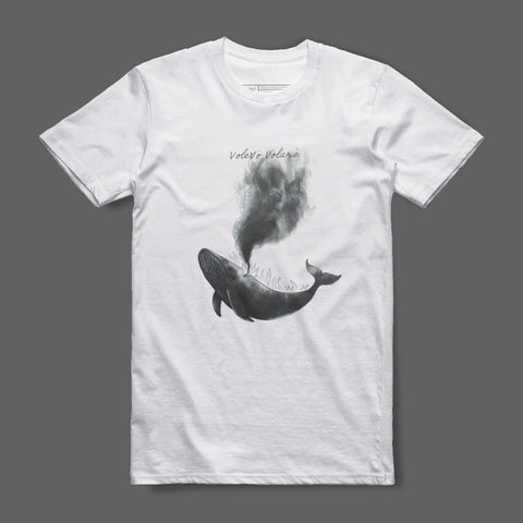 Whale Graphic Printed White T-Shirt for Casual Wear