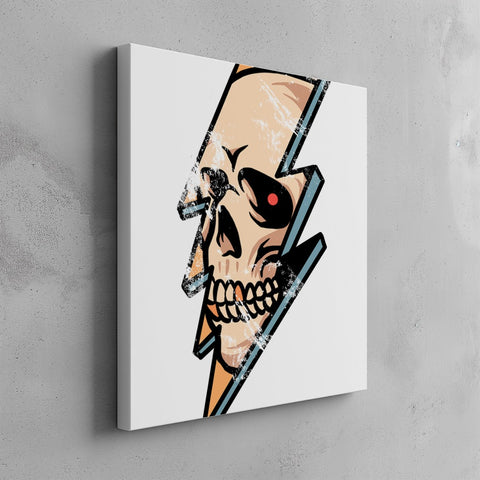 Quadro canvas thunder-skull