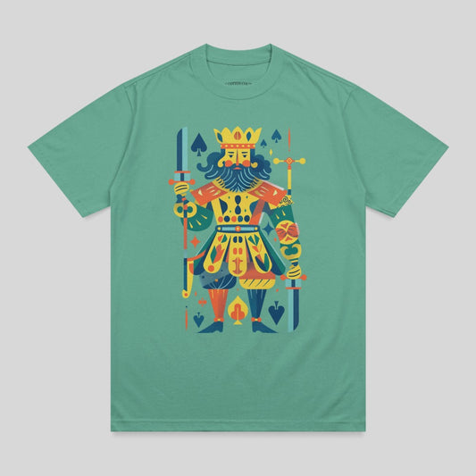 Colorful King Playing Card Character Design Product Type