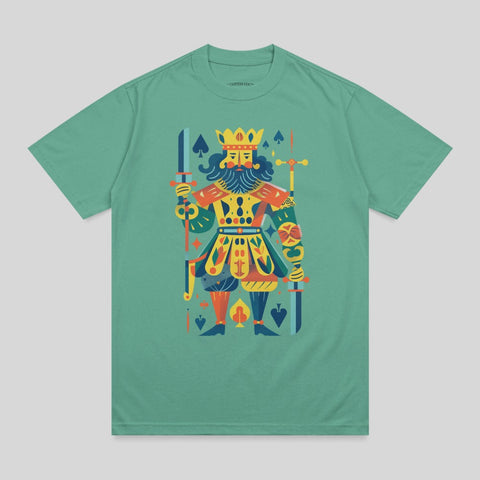 Colorful King Playing Card Character Design Product Type