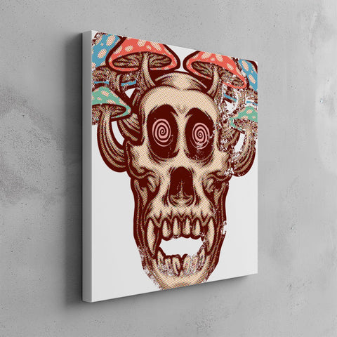 Quadro canvas gorilla-mushroom