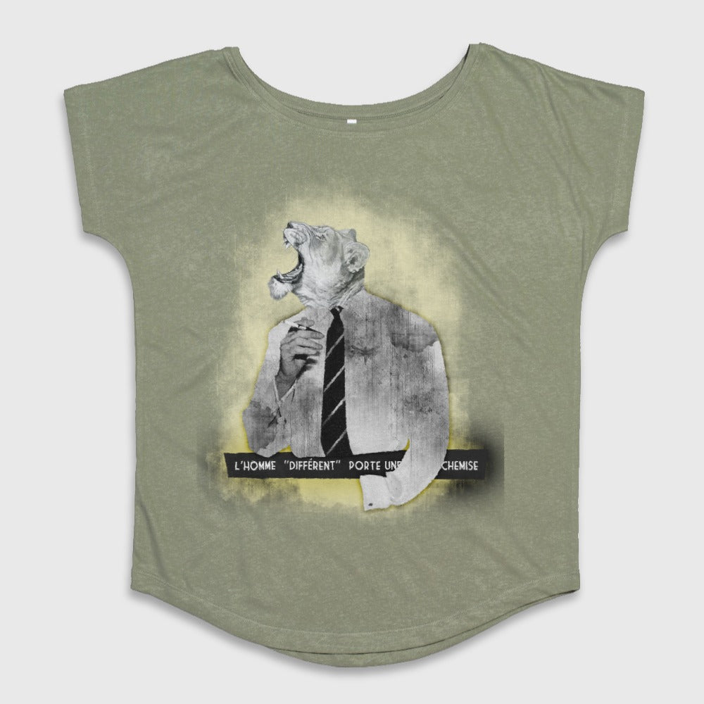 Roaring Lion Business Graphic Tee Statement Shirt