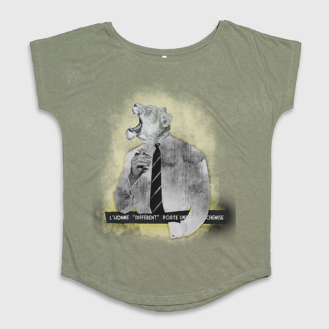 Roaring Lion Business Graphic Tee Statement Shirt