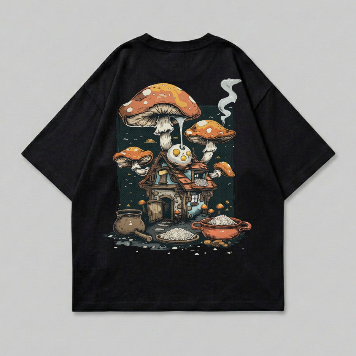 Whimsical Mushroom Home Smoking Eye Fantasy Cottage Product Type