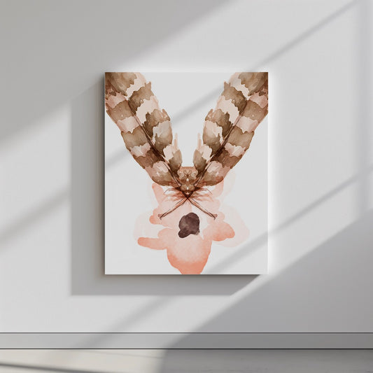 Quadro canvas deer_flower