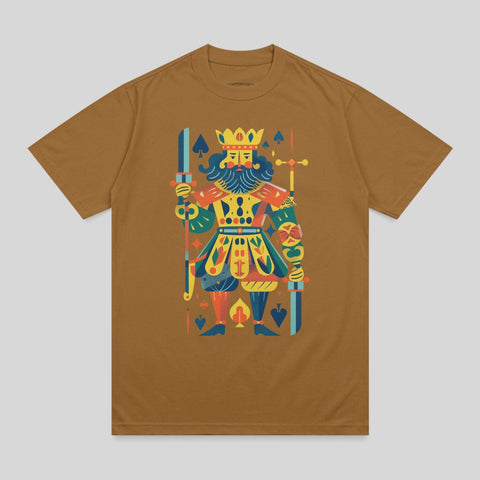 Spades King Card Vibrant Graphic T-Shirt product type