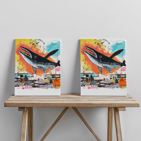 Quadro canvas societywhale