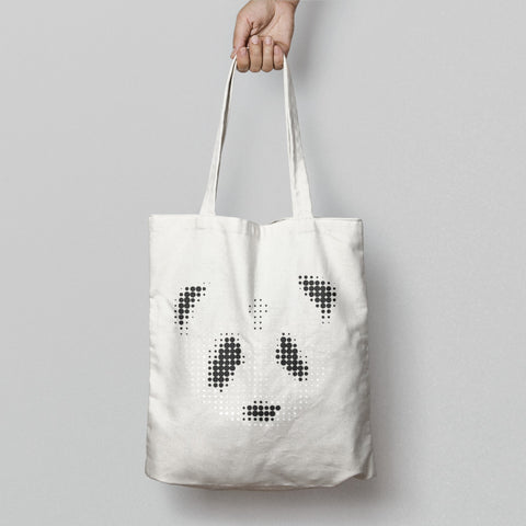 Panda Face Design Eco-Friendly Tote Bag Product