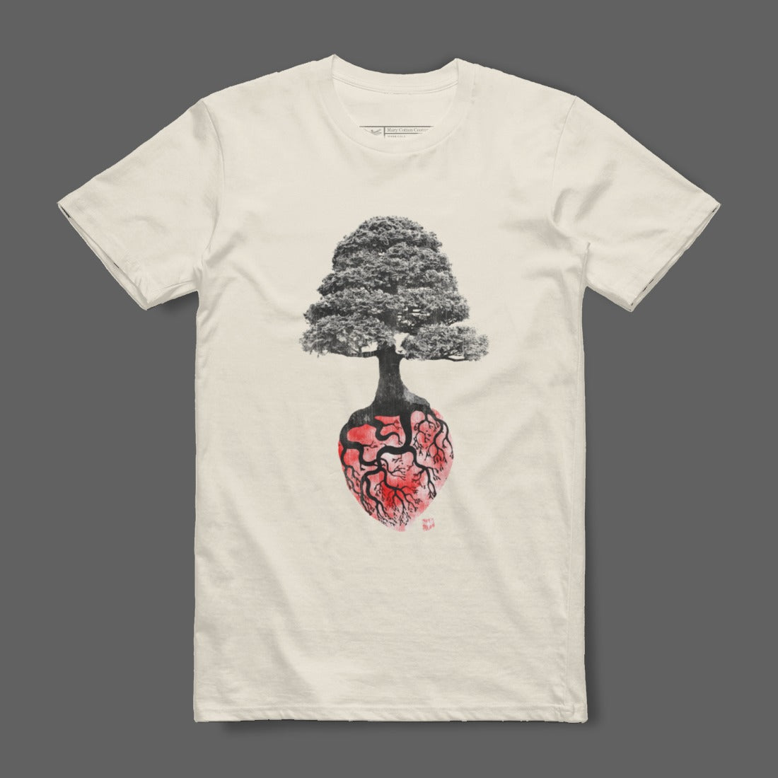 Unique Tree and Anatomical Heart Unisex T-Shirt