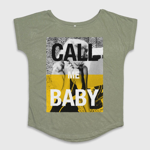 Call Me Baby Graphic Print Women's T-shirt
