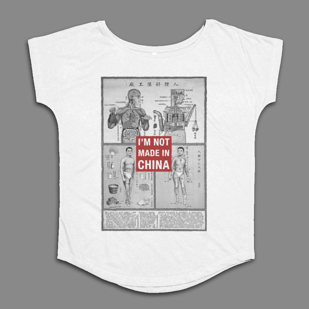 Anatomical Design I'm Not Made in China Statement Shirt