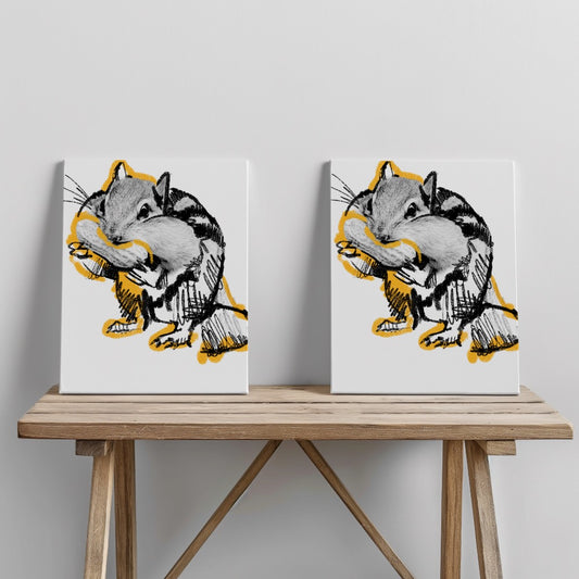 Quadro canvas chipmunk