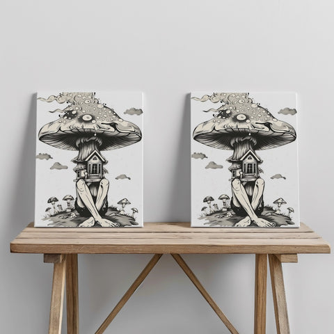 Quadro canvas la-casa