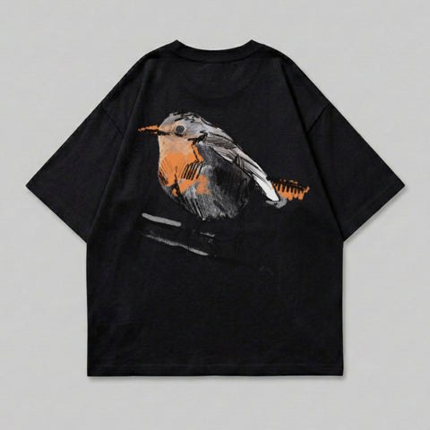 Black artistic bird graphic design product type
