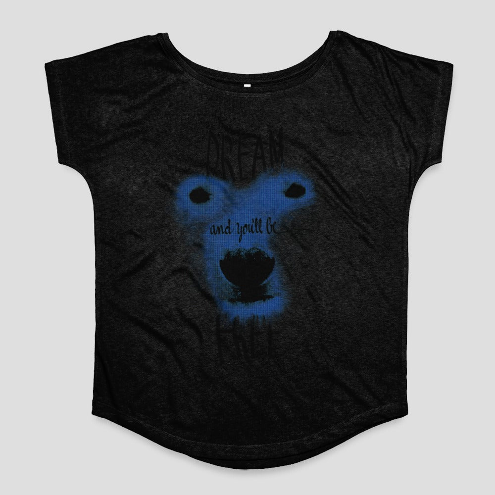 Dream and You'll Be Free Bear Graphic Shirt