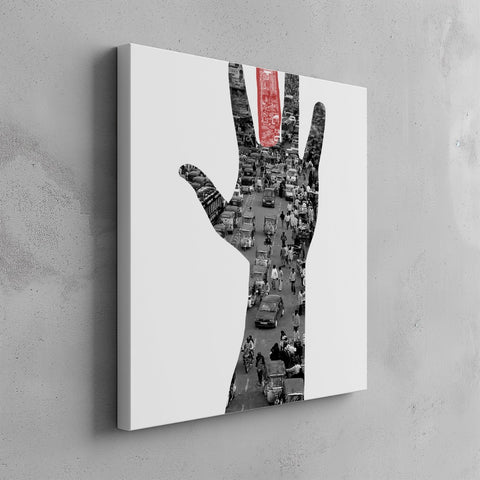 Quadro canvas FInger