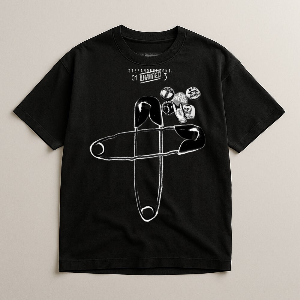Limited Edition Cross Design Graphic T-Shirt