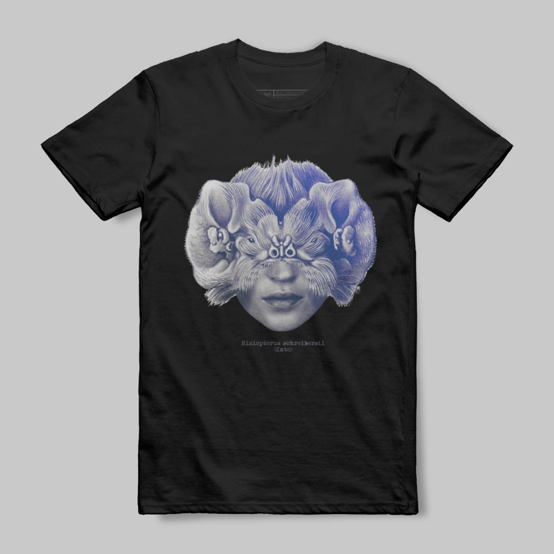 Artistic Blue Face Design T-Shirt Perfect for Casual Wear