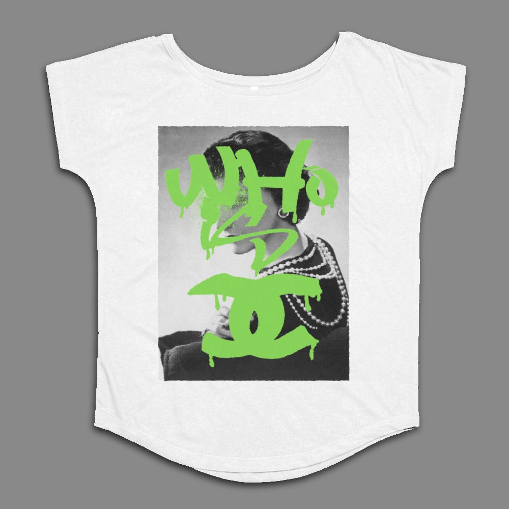 Retro Graffiti Style Who Design Graphic T-shirt