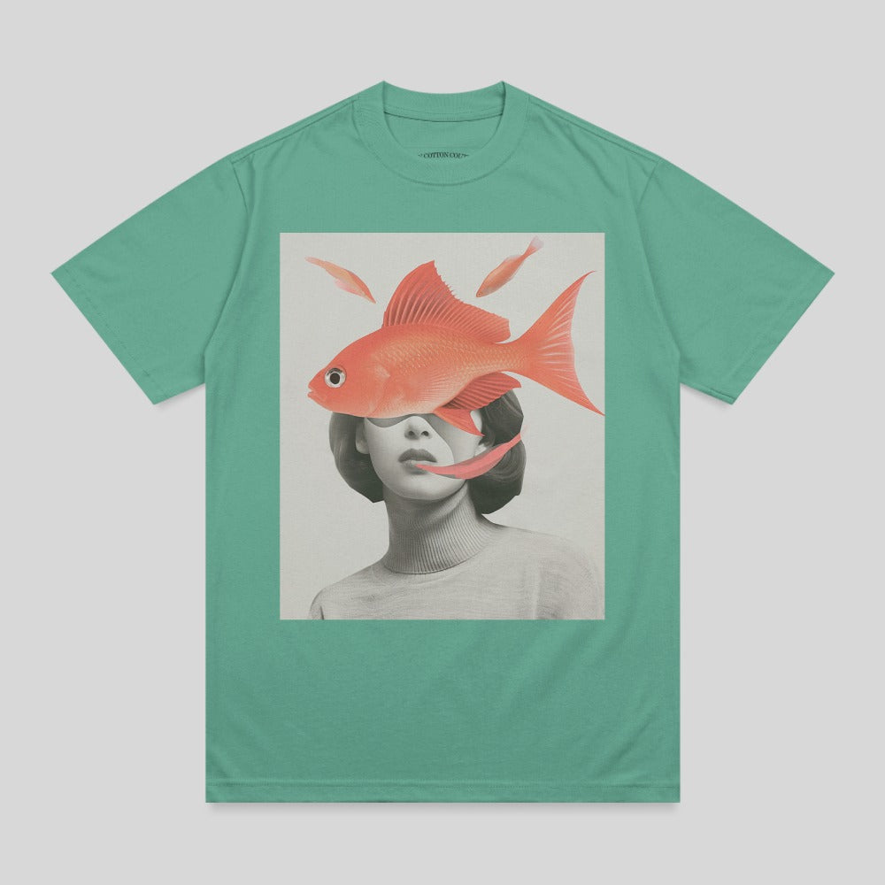 Woman Goldfish Surreal Vision Artistic Graphic product type