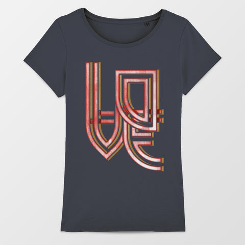 Bold Love Graphic Design Dark T-shirt Product