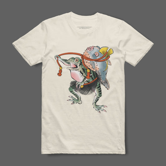 Vibrant Offbeat Animal Illustration T-shirt Product