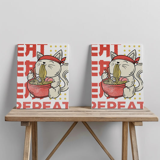 Quadro canvas Eat-Repeat