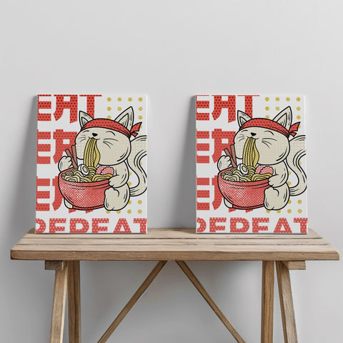 Quadro canvas Eat-Repeat