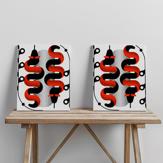 Quadro canvas twinsnake