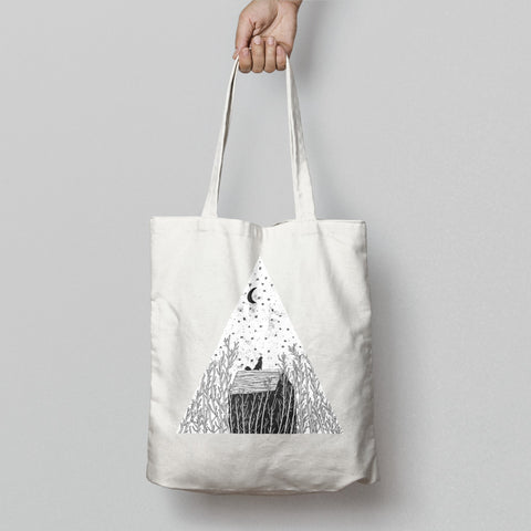 Scenic Night Sky Art Design Tote Bag