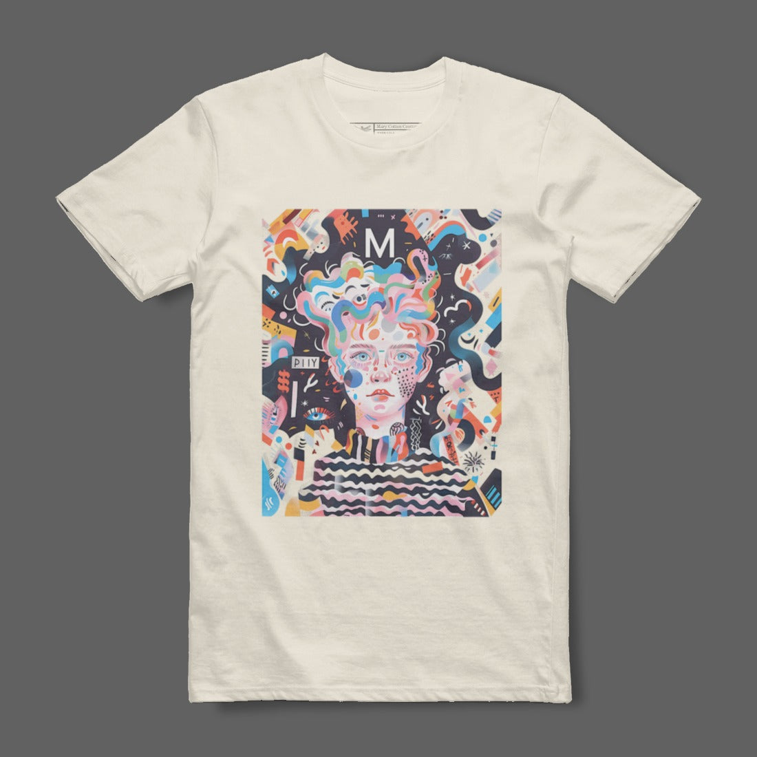 Colorful Abstract Artistic Face T-Shirt Product