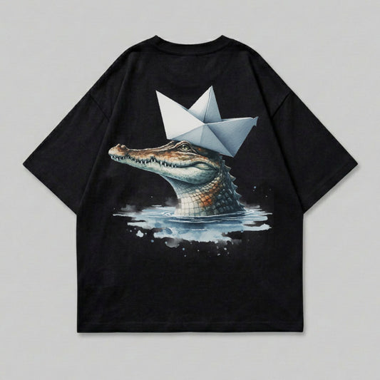 Crocodile Paper Boat Hat Water Design product type