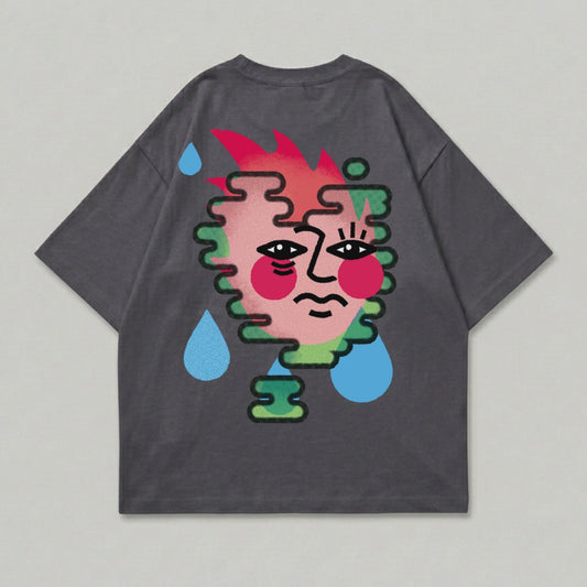 Abstract Face Graphic Dark Gray Tee Vivid Teardrop Art product type
Abstract Art, Graphic Tee, Surreal Design, Dark Gray Shirt, Vibrant Colors, Artistic Face, Unique Print, Modern Streetwear, Teardrop Motif, Expressive Art, Puzzle Shape, Colorful Graphic, Contemporary Style, Unisex Tee, Bold Design, Statement Shirt, Aesthetic Apparel, Indie Fashion, Creative Print, Pop Art Style