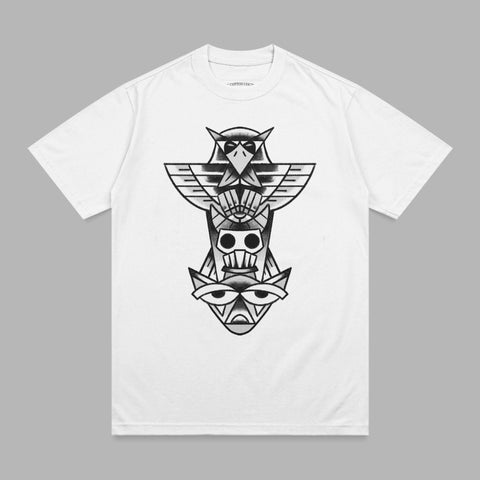 Totem eagle skull fox faces artwork product type