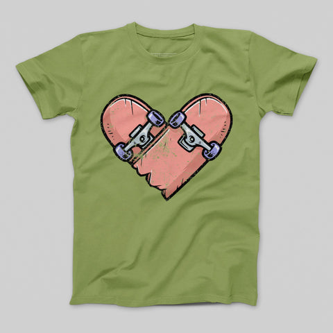 T-shirt donna boyfriend love-skate