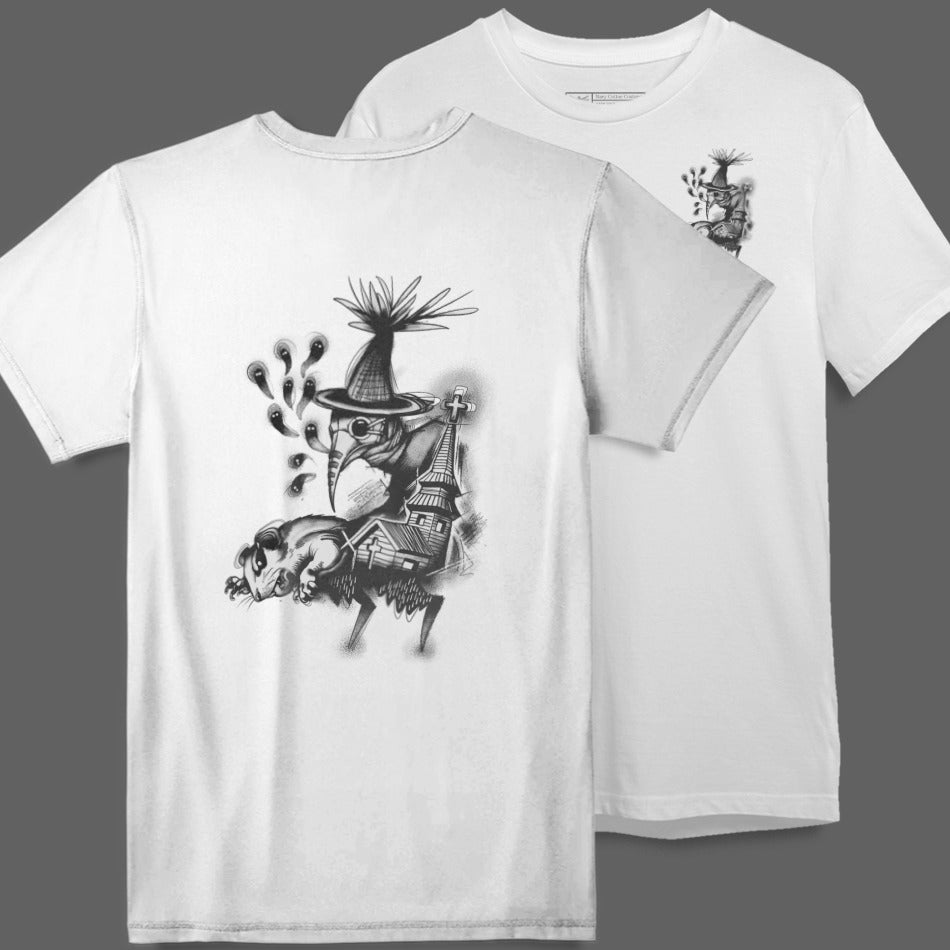 Surreal Fantasy World Graphic Design T-Shirt