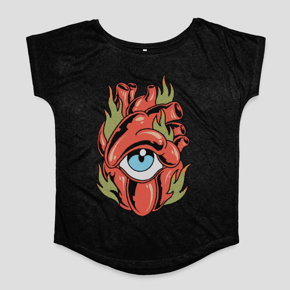 Eye and Heart Graphic Tee Perfect for Unique Style