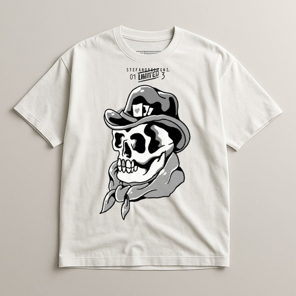 Skull Cowboy Limited Edition Graphic Tee