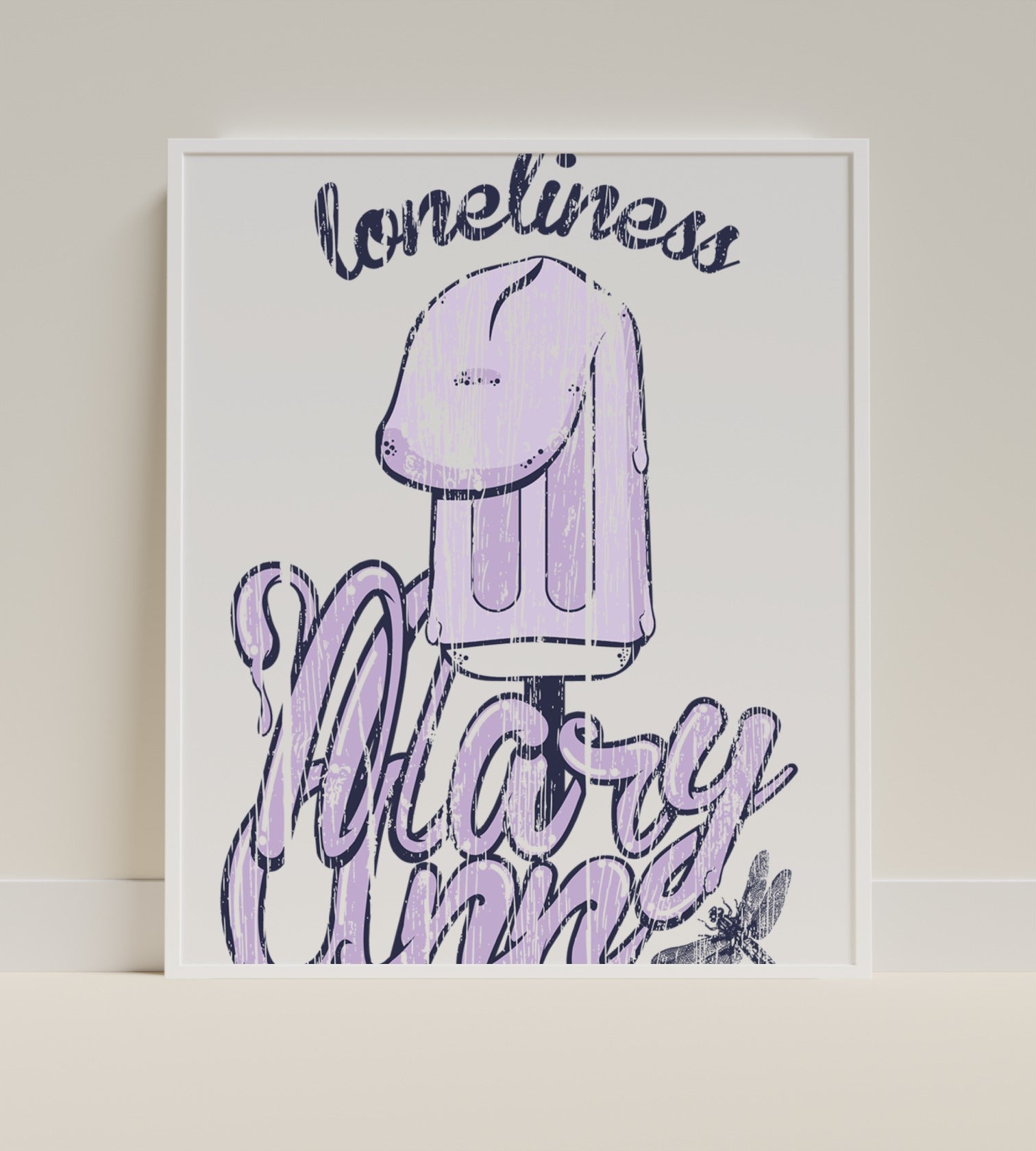 Loneliness Mary Anne Illustration Wall Art Poster