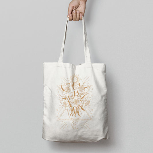 Tote bag Green Witch