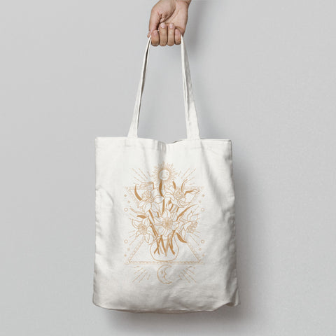 Tote bag Green Witch