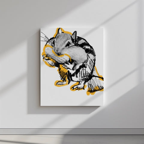 Quadro canvas chipmunk