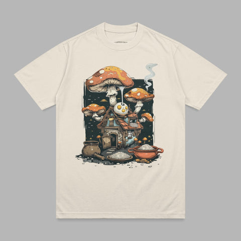 Whimsical Mushroom Home Culinary Scene Art product type