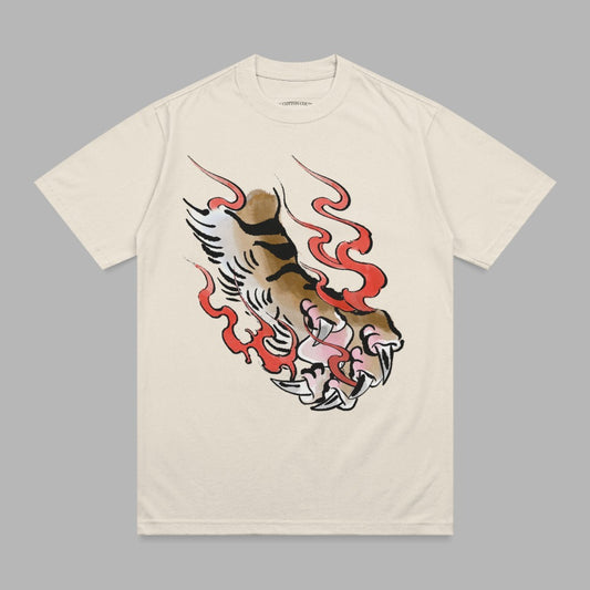 Vibrant Tiger Claw Red Flames Graphic product type