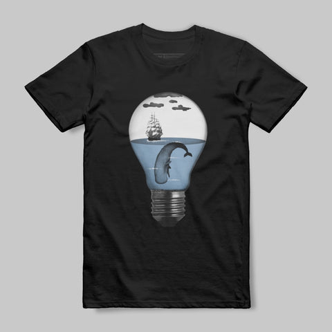 Light Bulb Ocean Adventure Graphic Tee